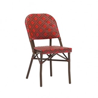 Outdoor Rattan Hospitality Side Chair - Louis